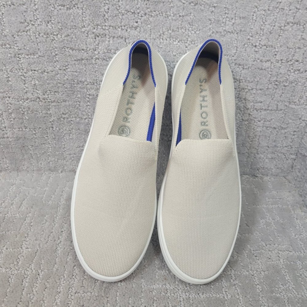 Rothy's The Sneaker Women's Size 9 Sand Round Toe Slip On Comfort Shoes - Picture 2 of 7